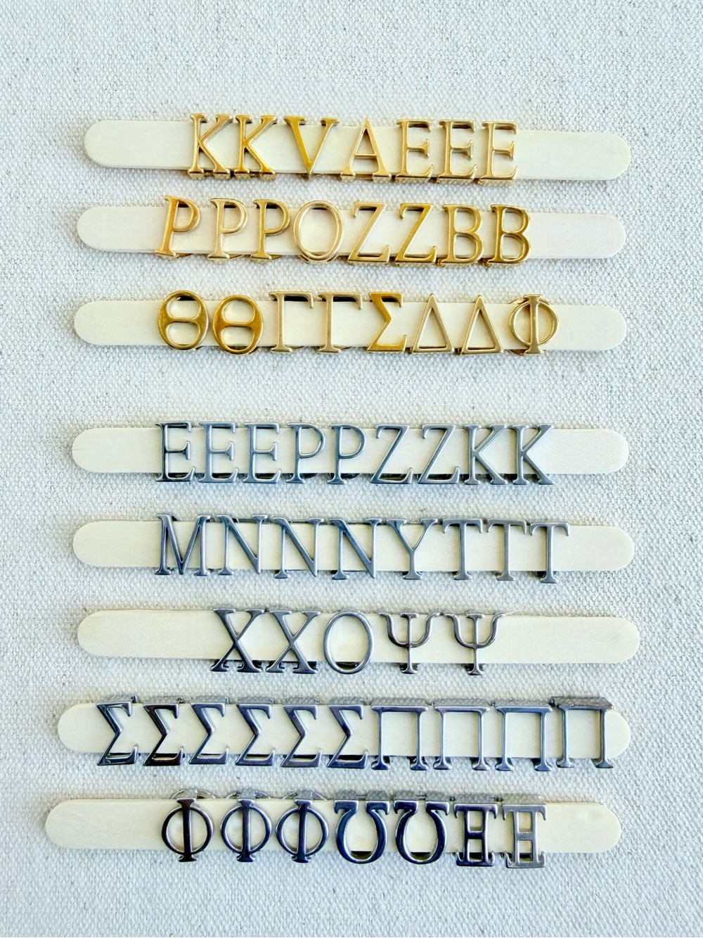 *Greek Letter Charms* KEEP COLLECTIVE Retired $8 Each